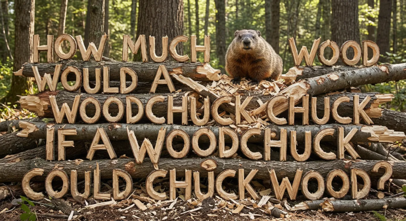 Image of wood chuck generated by Nano Banana